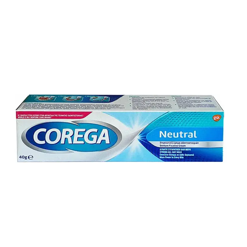 Corega Στερεωτική Κρέμα Neutral, 40gr