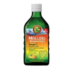 Möller’s Μουρουνέλαιο υγρό, Γεύση Tutti Frutti