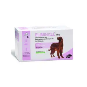 Eliminall 268mg Αντιπαρασιτικές Αμπούλες για Σκύλους 20-40kg, 1 αμπούλα