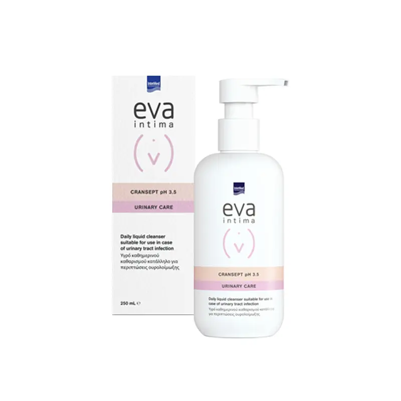 Eva Intima Cransept, Καθημερινός Καθαρισμός σε περιπτώσεις επαναλαμβανόμενων ουρολοιμώξεων, 250ml