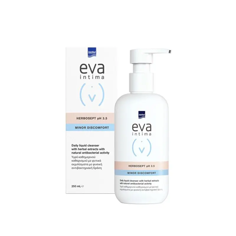 Eva Intima Herbosept, Καθημερινός Καθαρισμός και φυσική αντιβακτηριδιακή προστασία, 250ml