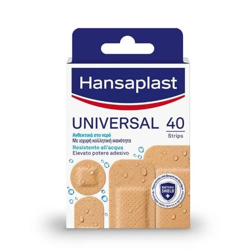 Hansaplast Επιθέματα Universal 40 τεμάχια, διάφορα μεγέθη