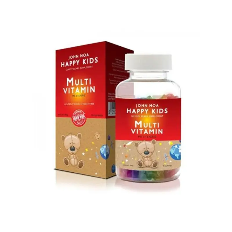 John Noa Happy Kids Multi Vitamin, 90 ζελεδάκια
