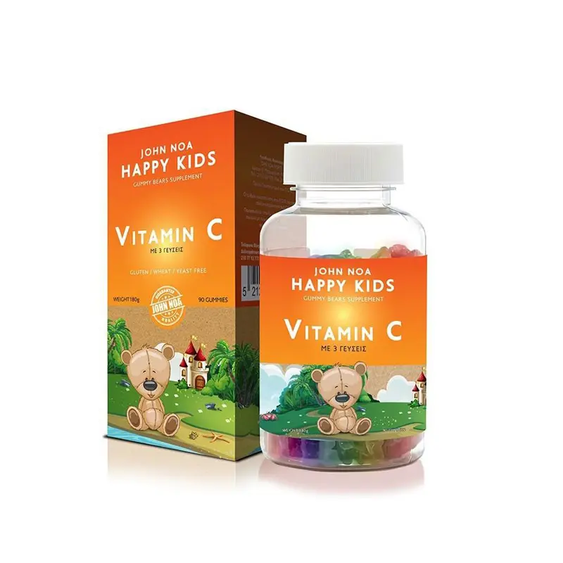 John Noa Happy Kids Vitamin C, 90 ζελεδάκια