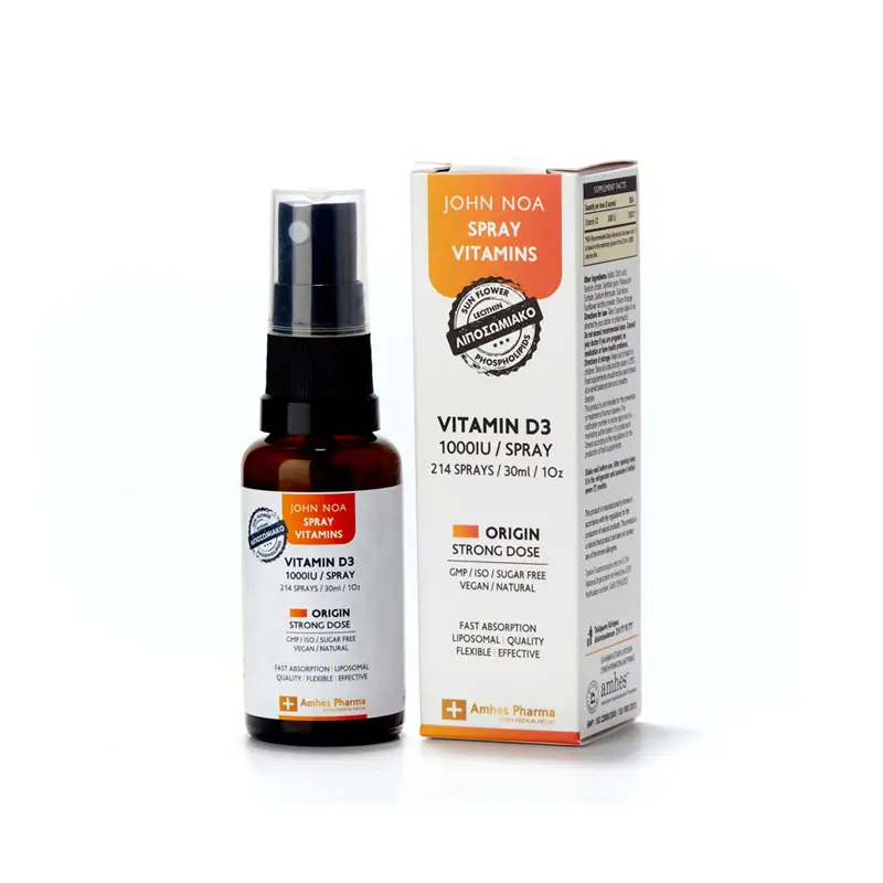 John Noa ORIGIN SPRAY Vitamin D3 1000IU, 30ml