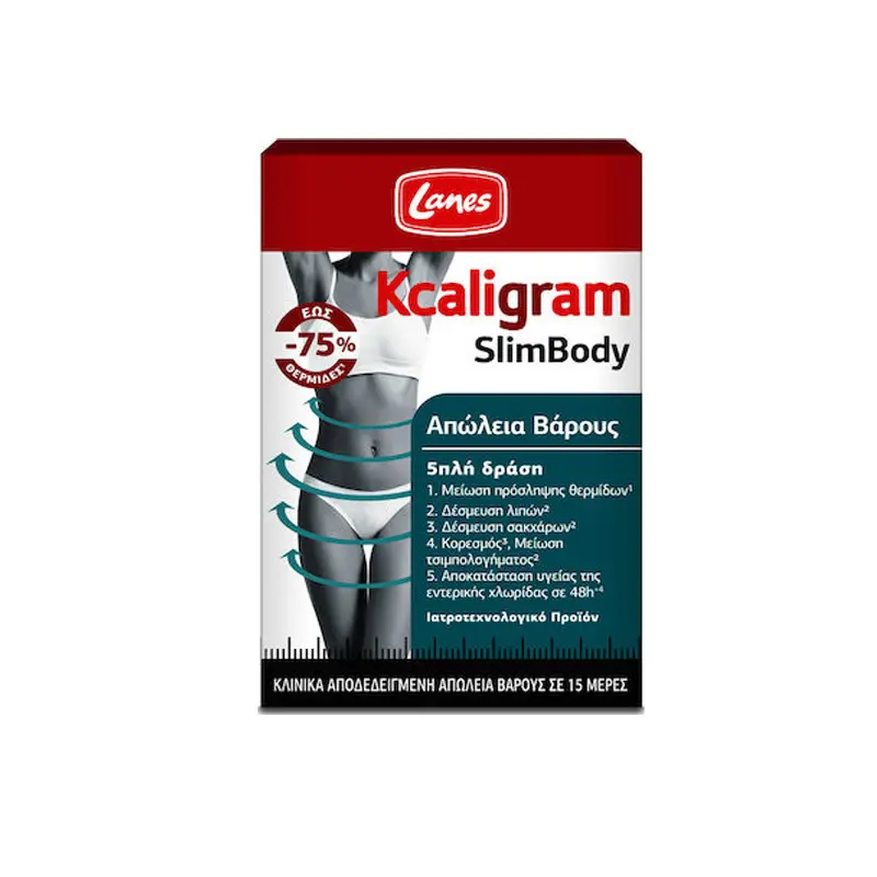 Lanes Kcaligram Slimbody, 60 δισκία