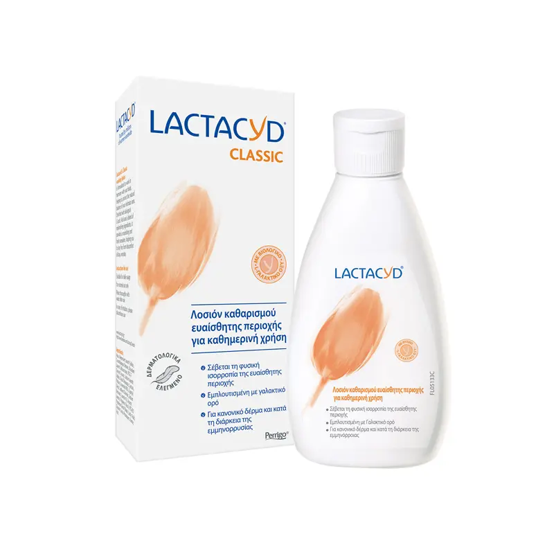 Lactacyd Classic, Λοσιόν Καθαρισμού Ευαίσθητης Περιοχής για καθημερινή Χρήση, 300ml
