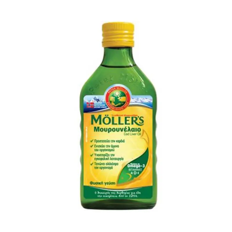 Möller’s Μουρουνέλαιο υγρό, Φυσική Γεύση