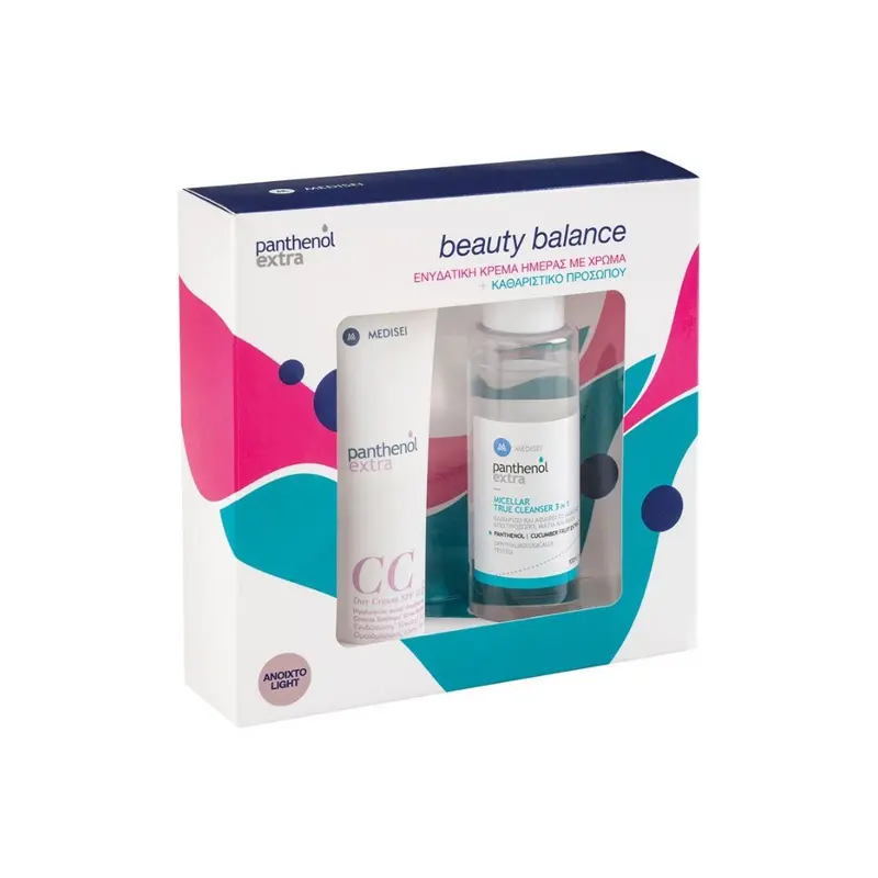 Panthenol Extra Beauty Balance, CC Day Cream Light & Micellar True Cleanser, 100ml