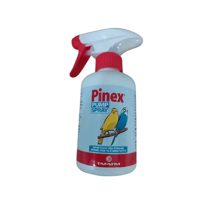 Pinex Pump Spray Αντιπαρασιτικό Σπρέι για Ωδικά Πτηνά, 250ml