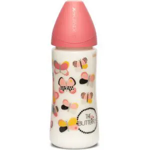 Suavinex Μπιμπερό Πλαστικό 360ml Butterfly Pink