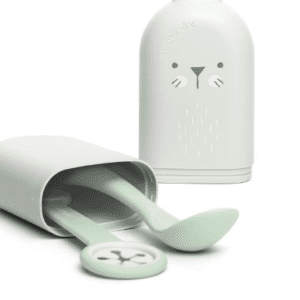 Suavinex Rabbit ΣΕΤ ΔΩΡΟΥ με Θήκη - Κουτάλι - Πιαστράκι Φαγητού