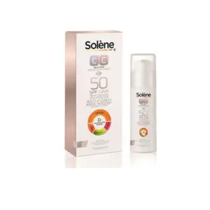 Solene Αντηλιακή Κρέμα Προσώπου CC με χρώμα spf50, 50ml