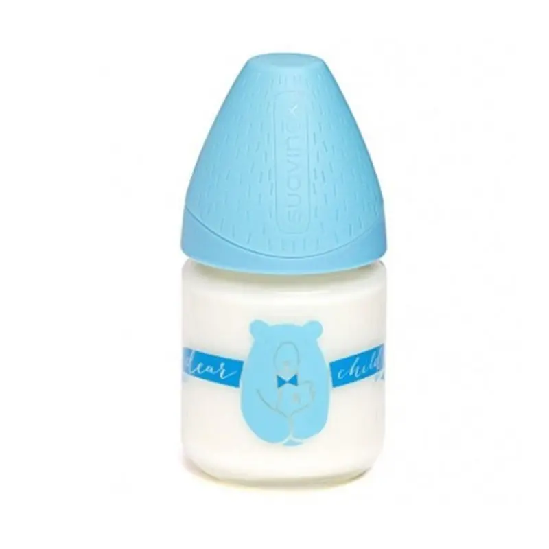 Suavinex Μπιμπερό Γυάλινο 120ml Light Blue