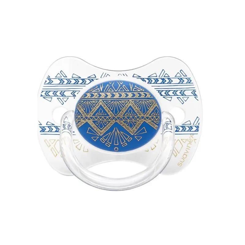 Suavinex Haute Couture Πιπίλα, θηλή Σιλικόνης, 18+ μηνών, Μπλε