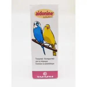 Tafarm Aidonine Solution, Τονωτικό- Δυναμωτικό για το πύρωμα, ενισχύει το κελάηδισμα, 15ml