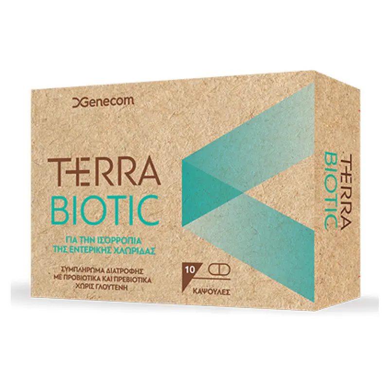 Terra Biotic, Προβιοτικά για την ισορροπία της εντερικής χλωρίδας, 10 κάψουλες