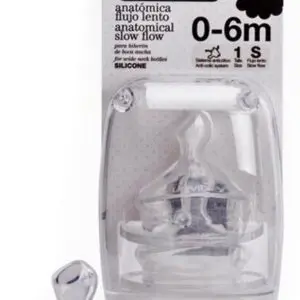 Suavinex Θηλή Σιλικόνης 1S, 0-6 μηνών