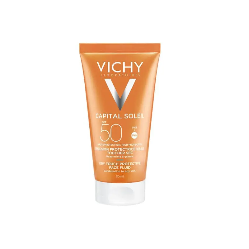 Vichy Capital Soleil Αντηλιακή Κρέμα Προσώπου με Ματ Αποτέλεσμα spf50, 50ml