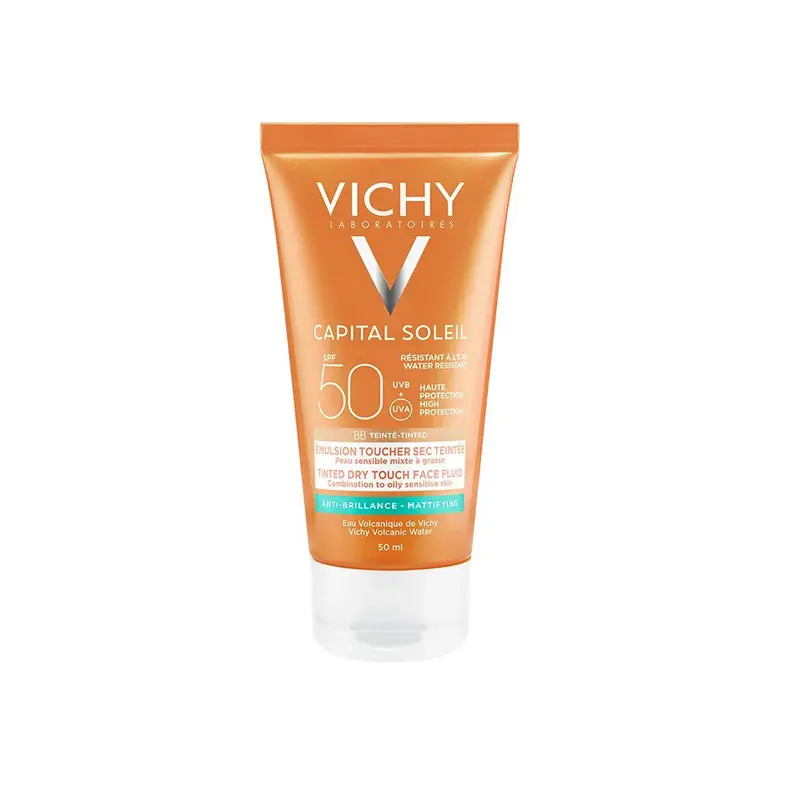 Vichy Capital Soleil Αντηλιακή Κρέμα Προσώπου με Χρώμα και Ματ Αποτέλεσμα spf50, 50ml