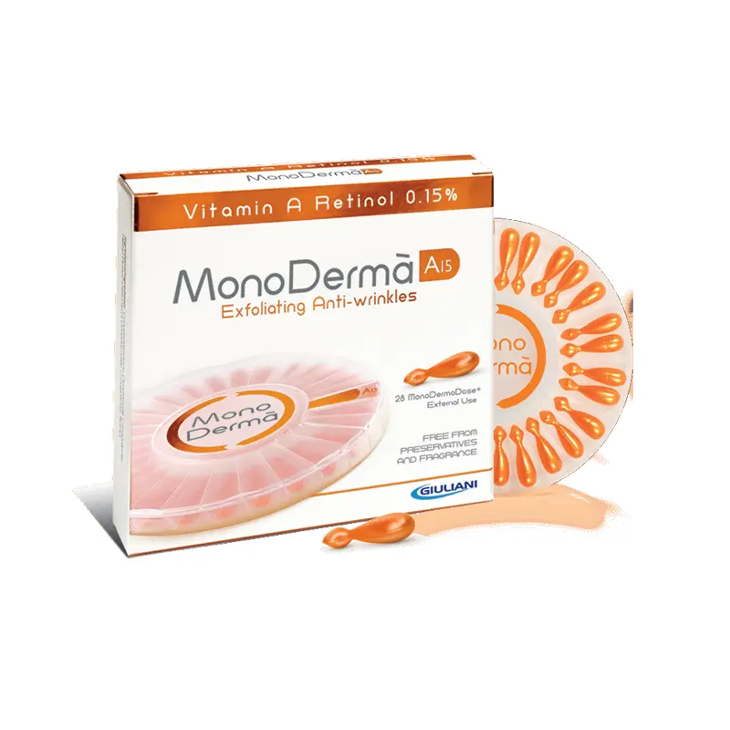 MonoDerma® Α15 – Kαθαρή Βιταμίνη Α (Ρετινόλη) 0,15%, 28 δόσεις