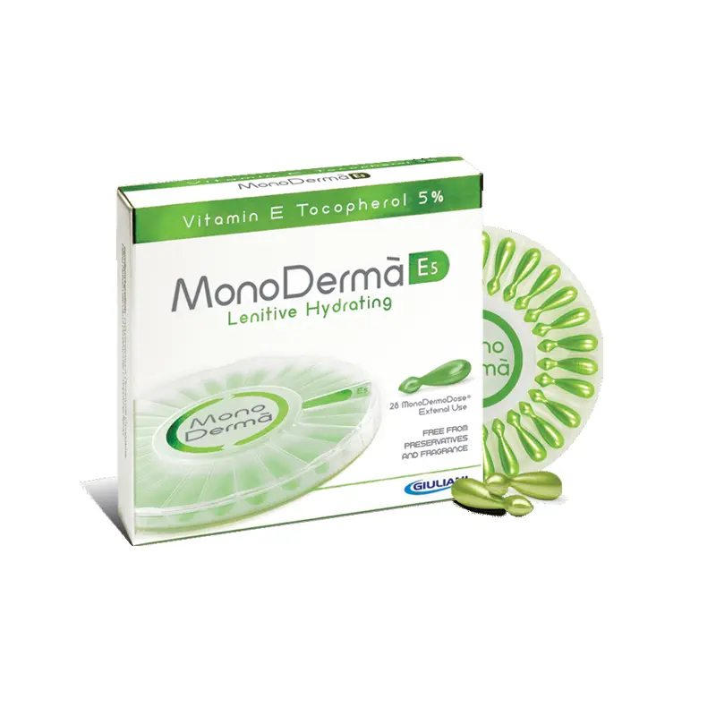 MonoDerma® Ε5 – Kαθαρή Βιταμίνη Ε (Τοκοφερόλη) φυσική 5%, 28 δόσεις