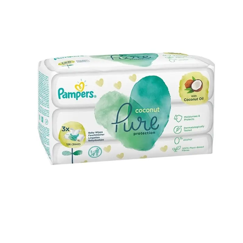 Pampers Wipes Aqua Pure , 3x48 τεμάχια