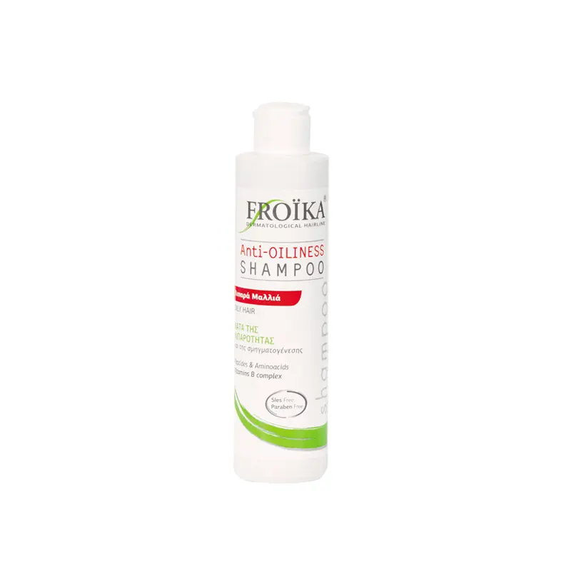 Froika Anti-Oiliness Shampoo, Σαμπουάν μη ερεθιστικό που μειώνει τη λιπαρότητα και ρυθμίζει τη σμηγματορύθμιση, 200ml