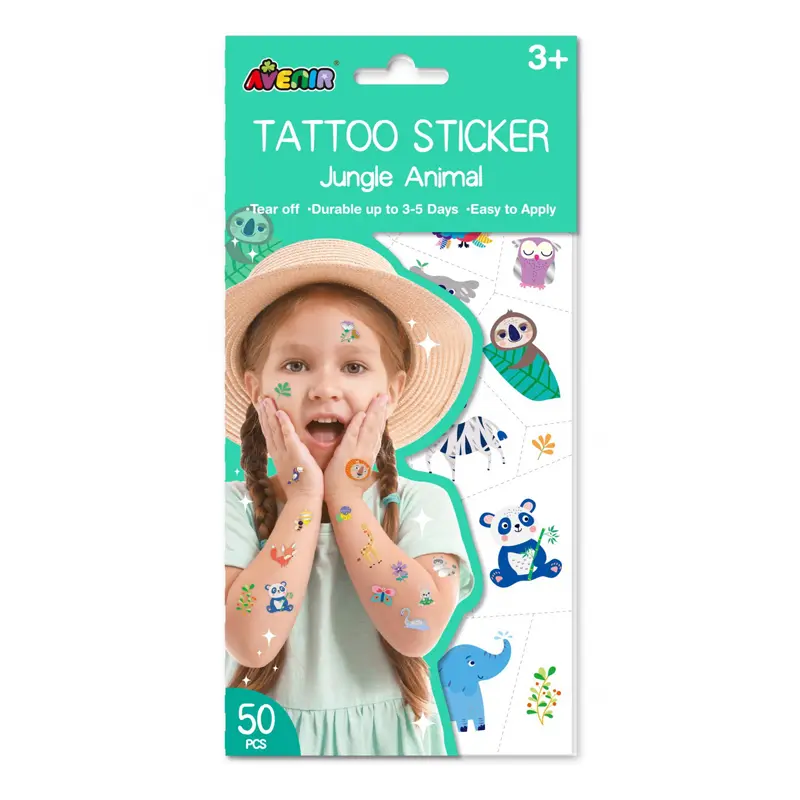 Avenir Tattoo Sticker Jungle Animal
