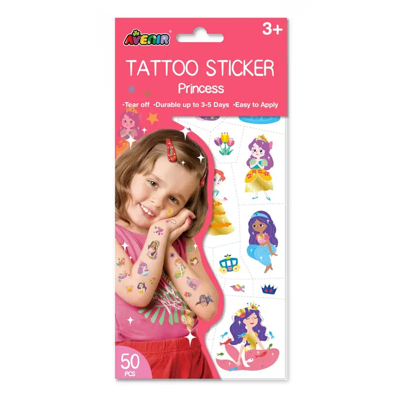 Avenir Tattoo Sticker Princess