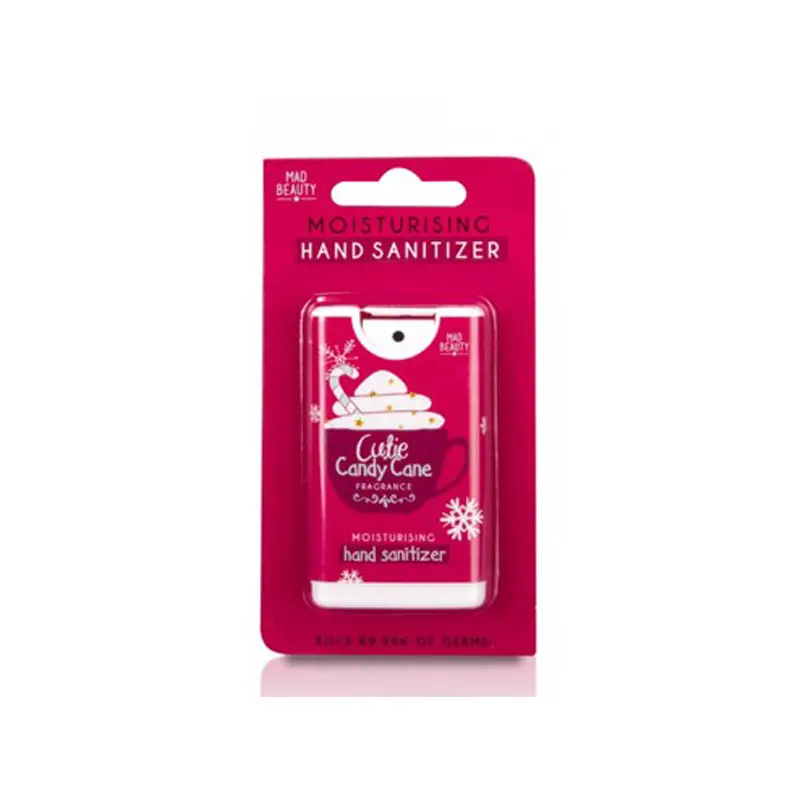 Mad Beauty Christmas Cups Hand Sanitizer Cutie Candy Cane, Αντισηπτικό Χεριών
