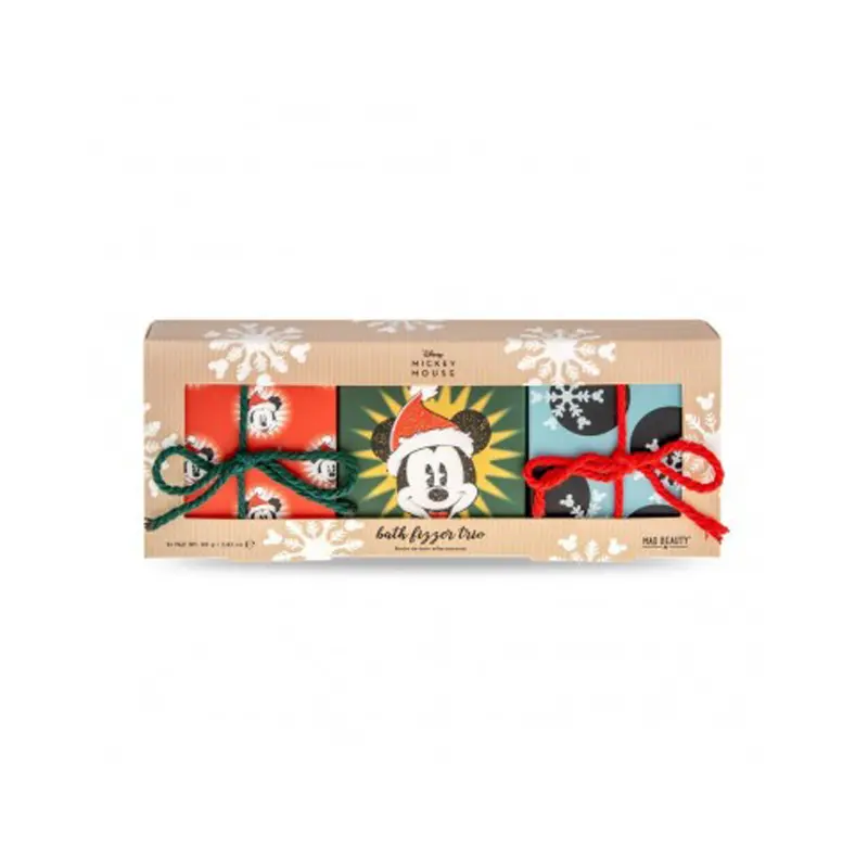 Mad Beauty Mickey Jingle Bath Fizzer Trio, 3x130gr