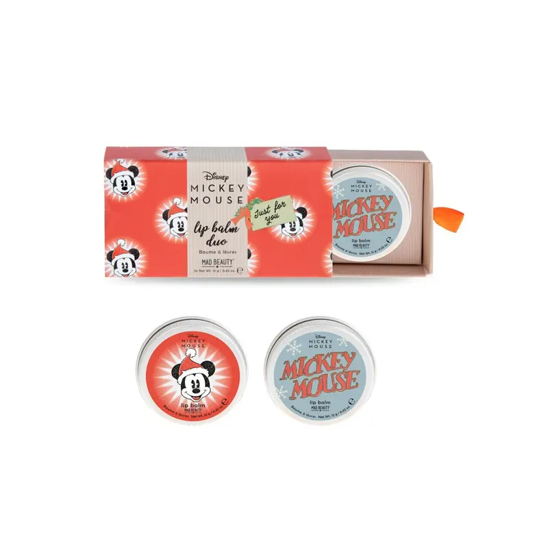 Mad Beauty Mickey Jingle Lip Balm Duo, 2x12gr