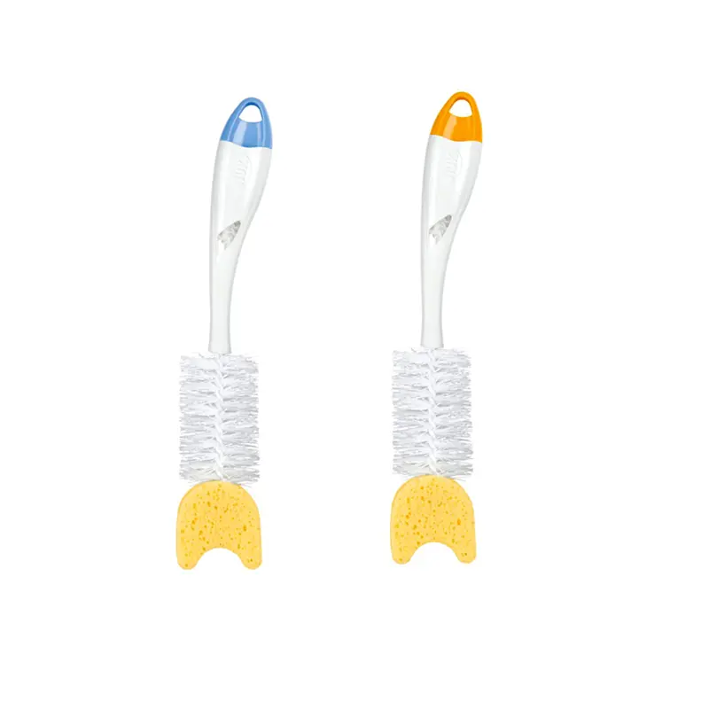 NUK Βούρτσα Μπιμπερό 2 Σε 1 Με Σφουγγαράκι