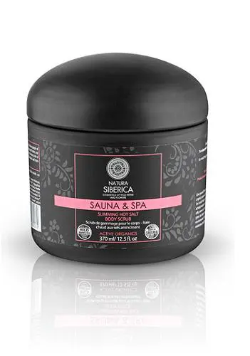 Natura Siberica SAUNA & SPA Hot Salt Scrub , Ζεστά Άλατα σε Scrub για Αδυνάτισμα-Σύσφιξη-Κυτταρίτιδα , 370 ml