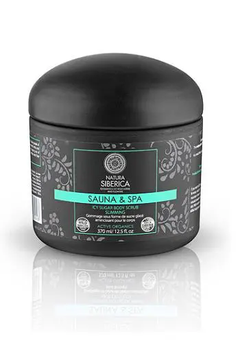 Natura Siberica SAUNA & SPA Icy Sugar Body Scrub , Παγωμένο Scrub για Έντονη Σύσφιξη και Σμίλευση , 370 ml