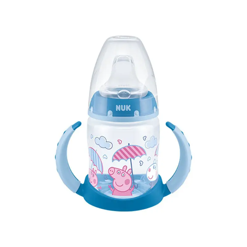 NUK First Choice Peppa Pig  Πλαστικό Μπιμπερό Εκπαίδευσης, Μπλε, 150ml