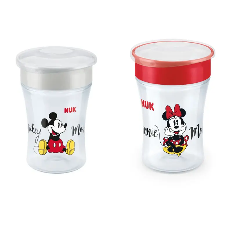 NUK Disney Mickey Mouse Magic Cup 8+ μηνών, Με Χείλος Και Καπάκι, 230ml