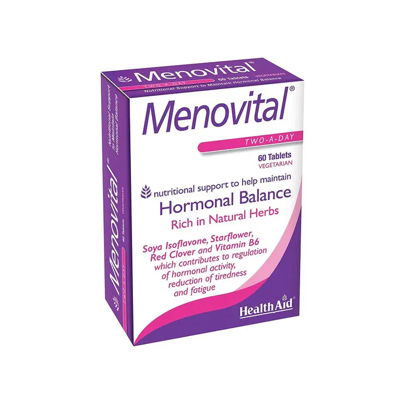 Health Aid Menovital, για εμμηνόπαυση, 60 δισκία