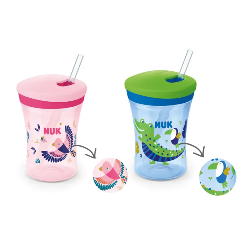 Nuk Action Cup Chameleon, Ποτηράκι Που Αλλάζει Χρώμα, 230ml
