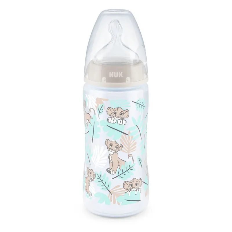 Nuk Disney Lion King Μπιμπερό F.C.PLUS PP 300ml ( ΣΙΛ.) TEMP.CONTROL