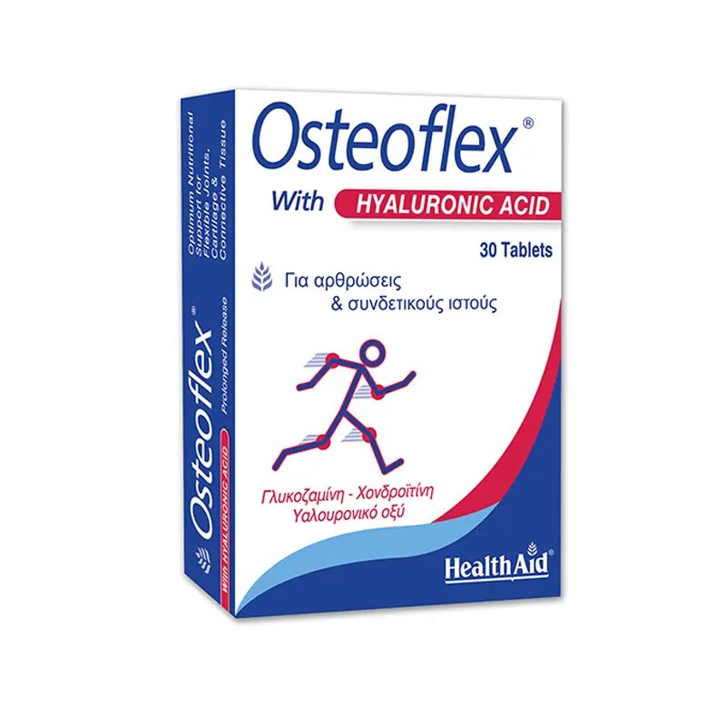 Health Aid Osteoflex with Hyaluronic Acid, 30 δισκία