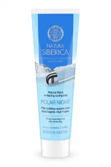 Natura Siberica Toothpaste «Polar Night» , Φυσική Λευκαντική οδοντόκρεμα με Ενεργό Άνθρακα, για ασφαλή λεύκανση και βαθύ καθαρισμό , 100gr.