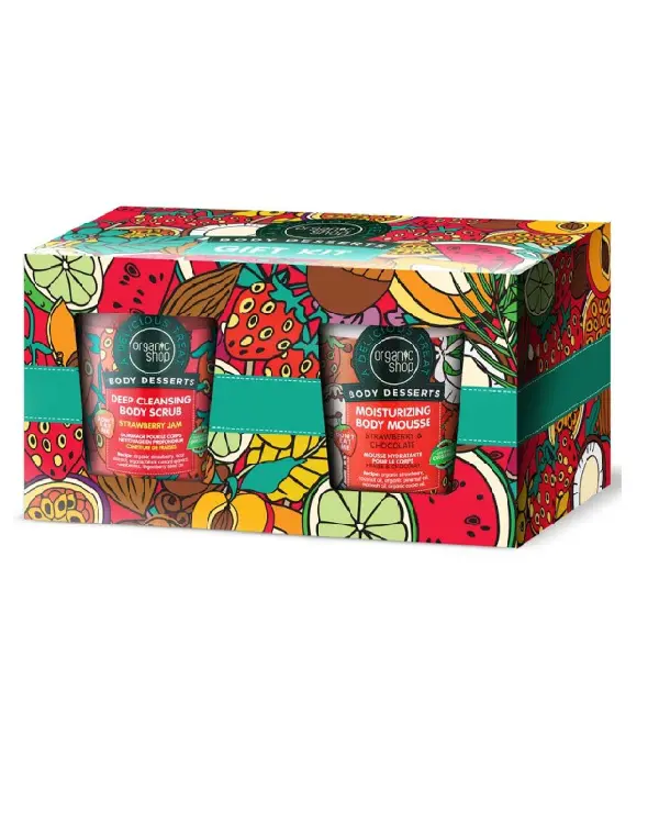 Natura Siberica BODY DESSERTS GIFT SET (Strawberry & Chocolate / Strawberry Jam)
