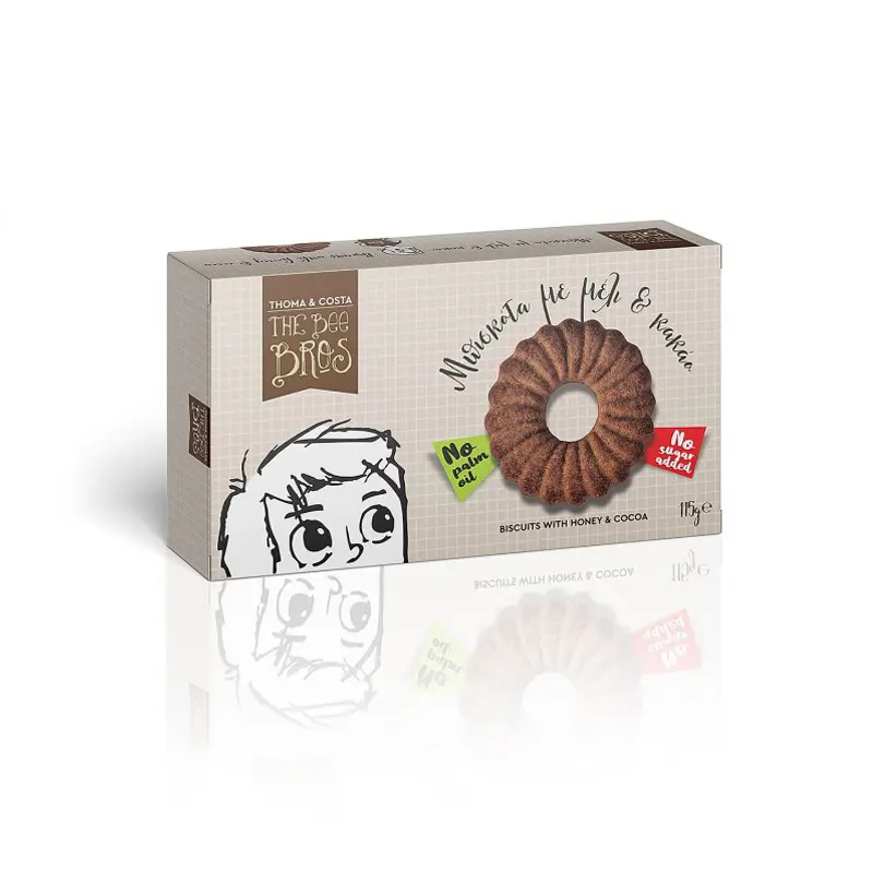 The Bee Bros Μπισκότα με Μέλι & Κακάο,115gr