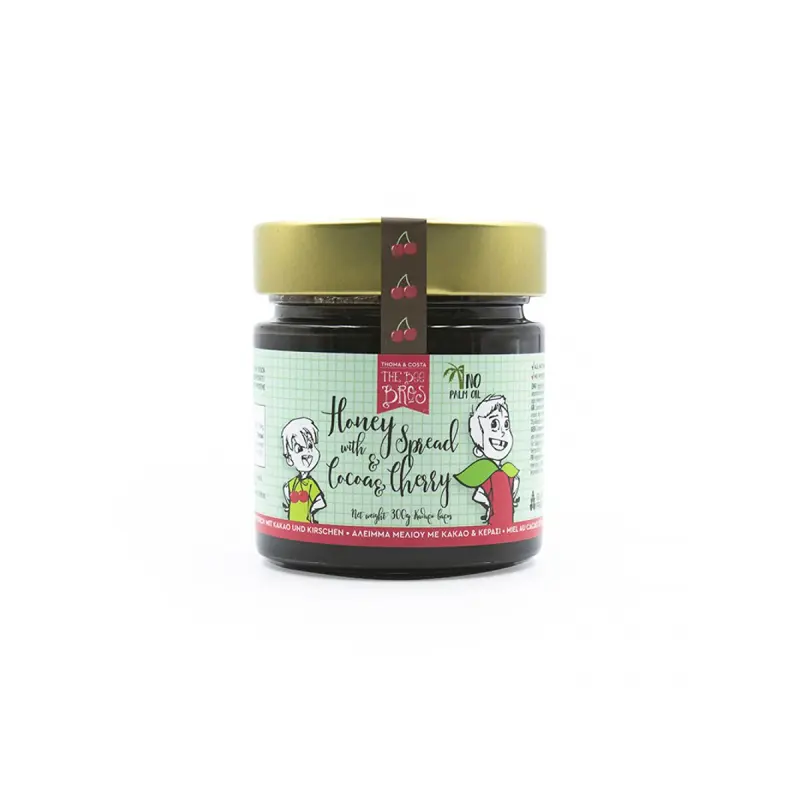 The Bee Bros Μέλι με Κακάο & Κεράσι, 300gr