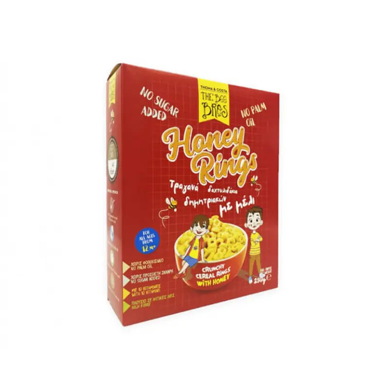 The Bee Bros Δημητριακά Honey Rings, 250gr