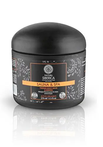 Natura Siberica SAUNA & SPA Thermo Body Mask , Ζεστή Μάσκα σώματος για Αδυνάτισμα , 370ml