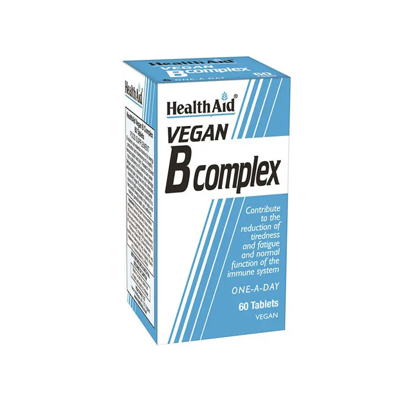 Health Aid vegan B-Complex, 60 δισκία