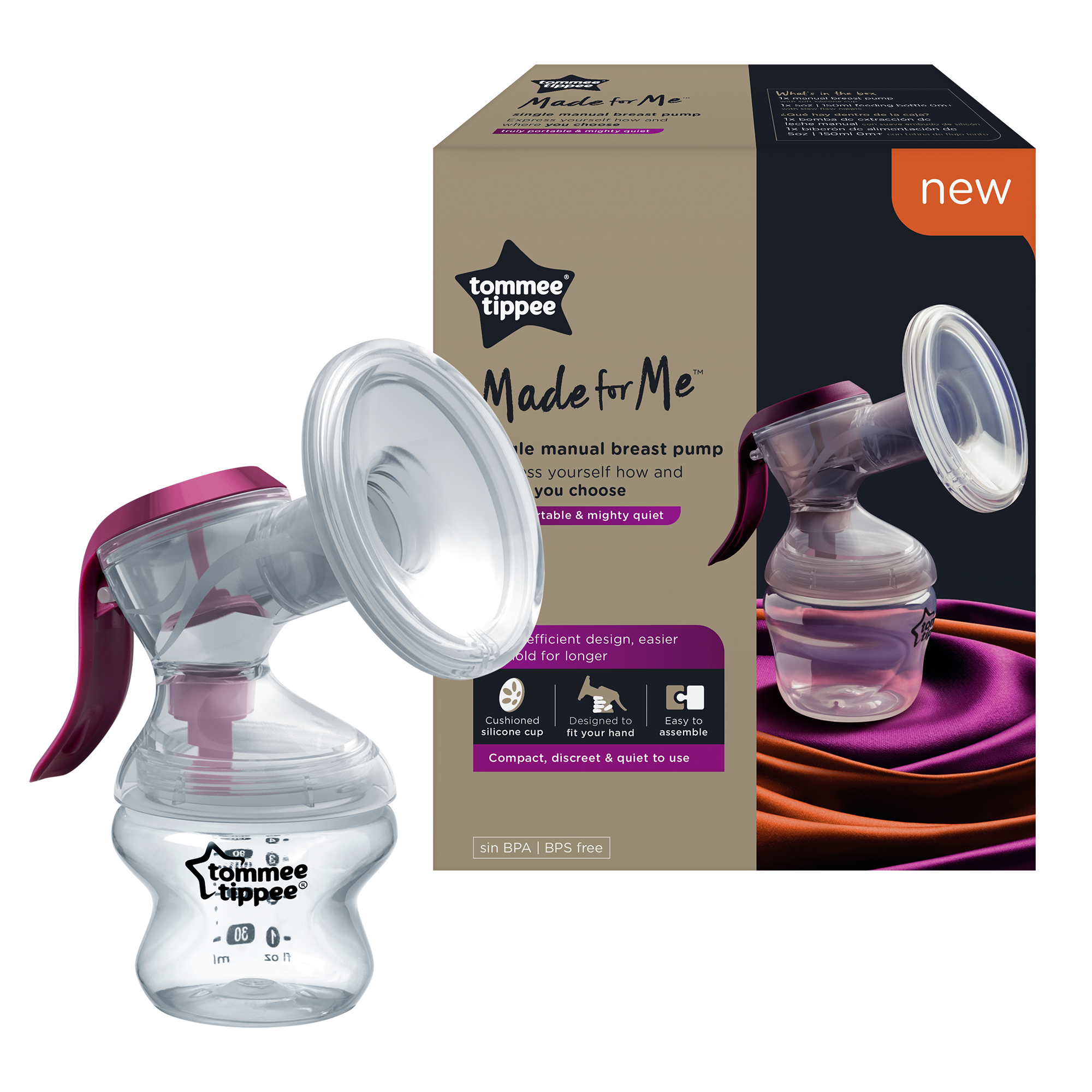 Tommee tippee Χειροκίνητο θήλαστρο, 1 τεμάχιο